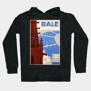 Bale,Basel,Switzerland,Travel Poster Hoodie